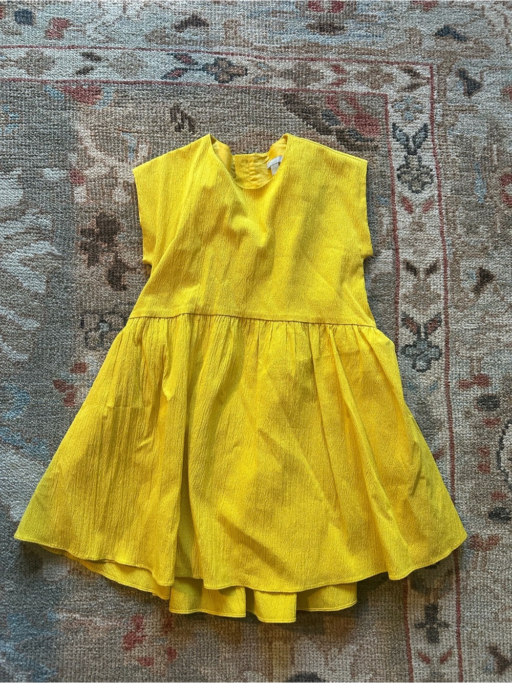 COS Girls' Bright Yellow Flutter Dress